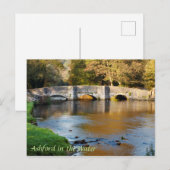 Ashford im Water Derbyshire Souvenir-Foto Postkarte (Vorne/Hinten)
