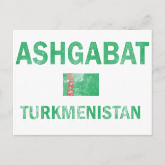 Ashgabat Turkmenistan Designs Postkarte