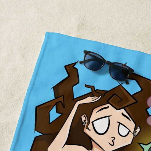 Äshi "Meerjungäsh" Strandtuch (Beispiel)