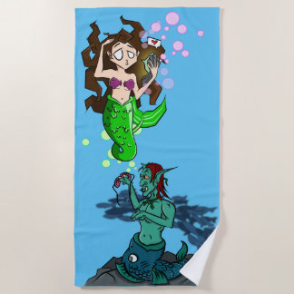 Äshi "Meerjungäsh" Strandtuch