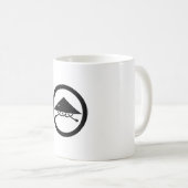 Ashigaru-Helm in Zirkellkaffee-Tasse Kaffeetasse (VorderseiteRechts)