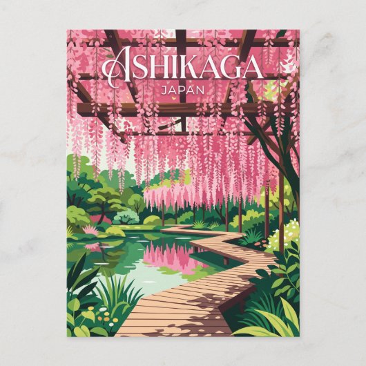 Ashikaga Blumenpark Japan Postkarte (Vorderseite)