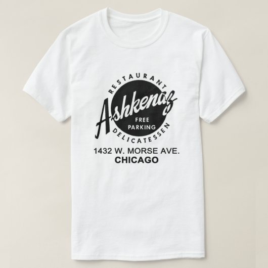 Ashkenaz Delicatessen Restaurant, Chicago T-Shirt (Design vorne)