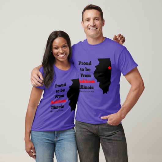 Ashkum Illinois Pride Design T-Shirt (Unisex)