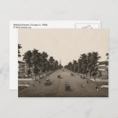 Ashland Avenue, Chicago (c. 1880) Postkarte (Vorne/Hinten)