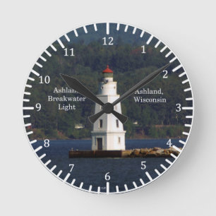 Ashland Breakwater Light clock Runde Wanduhr
