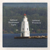 Ashland Breakwater Light Glass Untersetzer (Vorderseite)