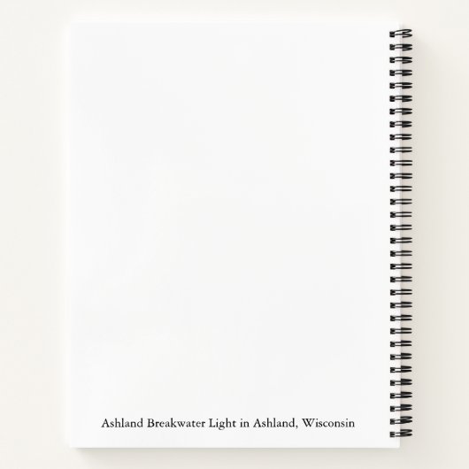 Ashland Breakwater Light Notebook Notizblock (Rückseite)