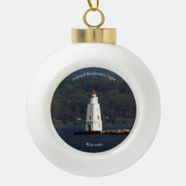 Ashland Breakwater Light-Ornament Keramik Kugel-Ornament