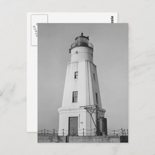Ashland Harbour Breakwater Lighthouse Postkarte (Vorne/Hinten)