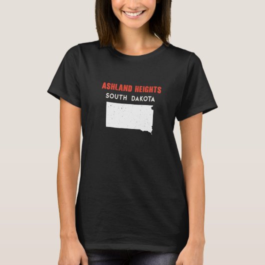 Ashland Heights South Dakota USA Staat America Tra T-Shirt (Vorderseite)