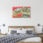 Ashland, Kentucky - Große Briefmarkenszenen Leinwanddruck (Insitu (Schlafzimmer))
