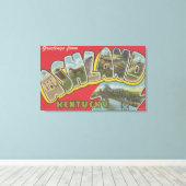 Ashland, Kentucky - Große Briefmarkenszenen Leinwanddruck (Insitu (Holzboden))