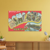 Ashland, Kentucky - Große Briefmarkenszenen Leinwanddruck (Insitu (Wohnzimmer))