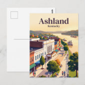Ashland, Kentucky Postkarte (Vorne/Hinten)