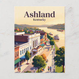 Ashland, Kentucky Postkarte