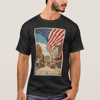 Ashland Kentucky Usa Vintage Tourismus T-Shirt