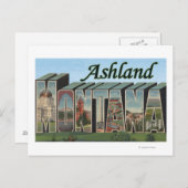 Ashland, Montana - Große Briefmarkenszenen Postkarte (Vorne/Hinten)