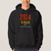Ashland Ohio OH Total Solar Eclipse 2024 4 Hoodie (Vorderseite)