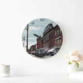 Ashland, Ohio-Postkarten-Uhr - Hauptst. 1908 Große Wanduhr (Zuhause)