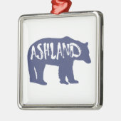 Ashland Oregon Bear Ornament Aus Metall (Links)