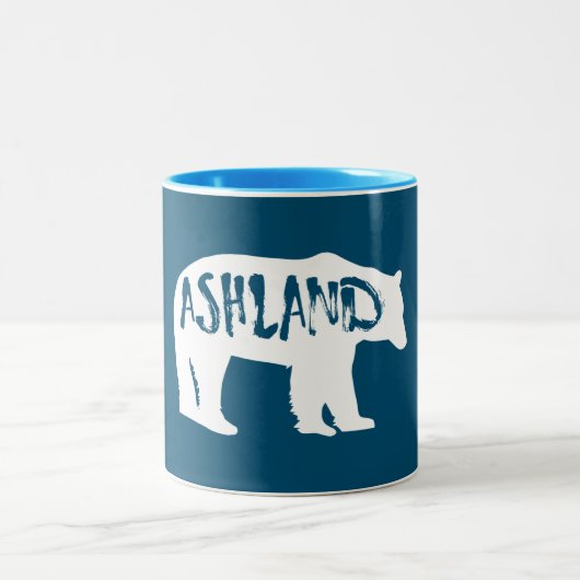 Ashland Oregon Bear Zweifarbige Tasse (Mittel)