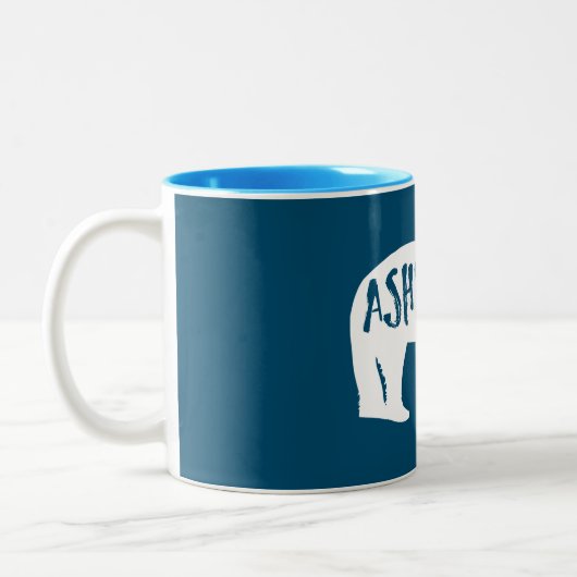 Ashland Oregon Bear Zweifarbige Tasse (Links)