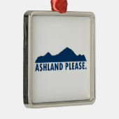 Ashland Oregon Bitte Ornament Aus Metall (Rechts)