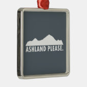 Ashland Oregon Bitte Ornament Aus Metall (Rechts)