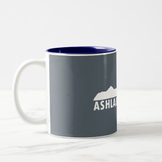 Ashland Oregon Bitte Zweifarbige Tasse (Links)