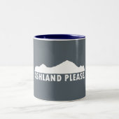 Ashland Oregon Bitte Zweifarbige Tasse (Mittel)