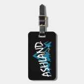 Ashland Oregon Mountains Gepäckanhänger (Vorderseite vertikal)