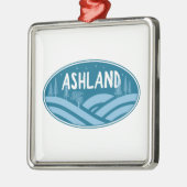 Ashland Oregon Outdoor Ornament Aus Metall (Links)