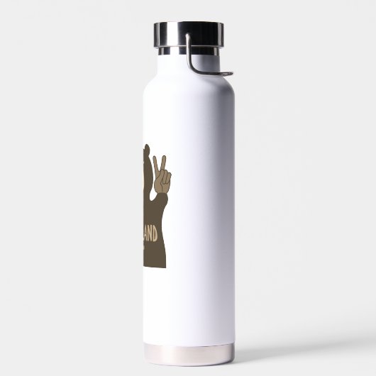 Ashland Oregon Peace Bear Trinkflasche (Links)