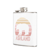 Ashland Oregon Retro Bear Flachmann (Links)