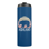 Ashland Oregon Retro Bear Thermosbecher (Vorderseite)