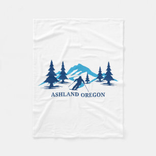 Ashland Oregon Skigebiet Skifahren Skifahrer Fleecedecke