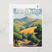 Ashland Oregon Travel Postcard Postkarte (Vorne/Hinten)