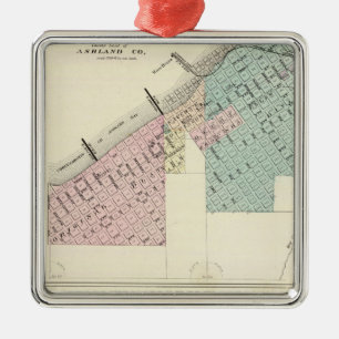 Ashland und Menomonie, WIS Ornament Aus Metall