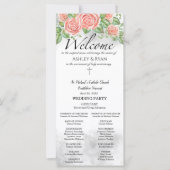 Ashle Katholic Wedding Program with Mass (Vorderseite)