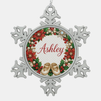 Ashley Baby’s First Christmas Ornament – Snowflake