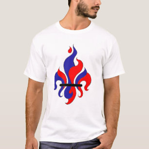 Ashley Blumen-Stand und Kampf! T-Shirt