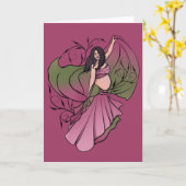 Ashley-Entenbauch-Tanz Karte (Gelbe Blume)