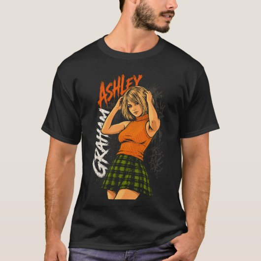 Ashley Horror Graham Art 09 | Basic Dark T-Shirt (Vorderseite)