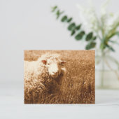 Ashley in Sepia Postkarte (Stehend Vorderseite)