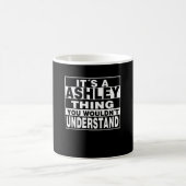 ASHLEY Nachname Personalisiertes Geschenk Kaffeetasse (Mittel)