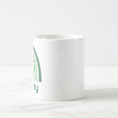 Ashley Name Clover Boho Regenbogen Kaffeetasse (Mittel)