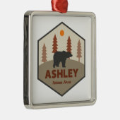 Ashley National Forest Bear Ornament Aus Metall (Rechts)