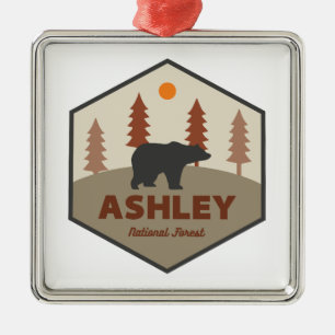 Ashley National Forest Bear Ornament Aus Metall