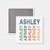 Ashley Niedlich Colorful Magnet (Vorderseite/Rückseite)